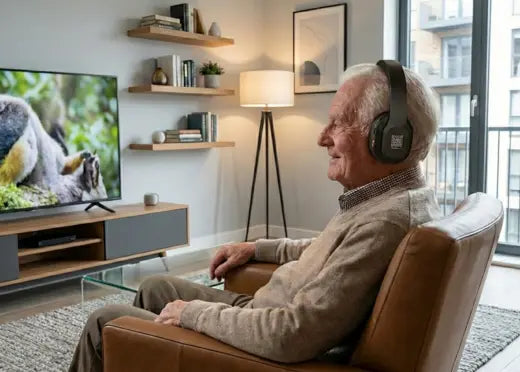 Casque TV et solutions d’écoute pour personnes malentendantes