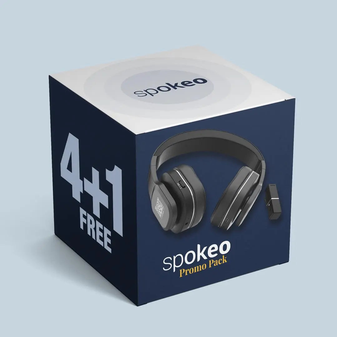 Pack Spokeo Établissement - 5 amplificateurs de son Spokeo dont 1 gratuit