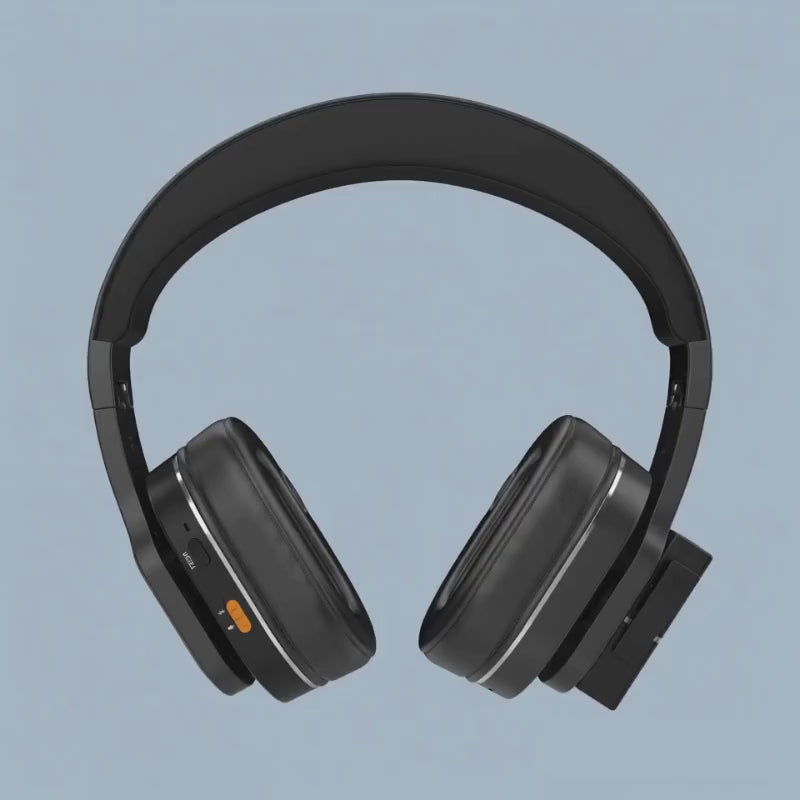 Le casque Sound Boost et le Smart Mic Spokeo : le micro se détache puis s'aimante sur le casque